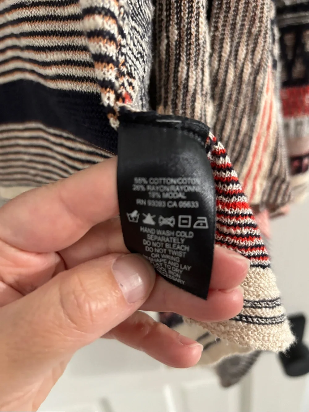 Nic+Zoe Tribal Open Cardigan Sweater - Size Small